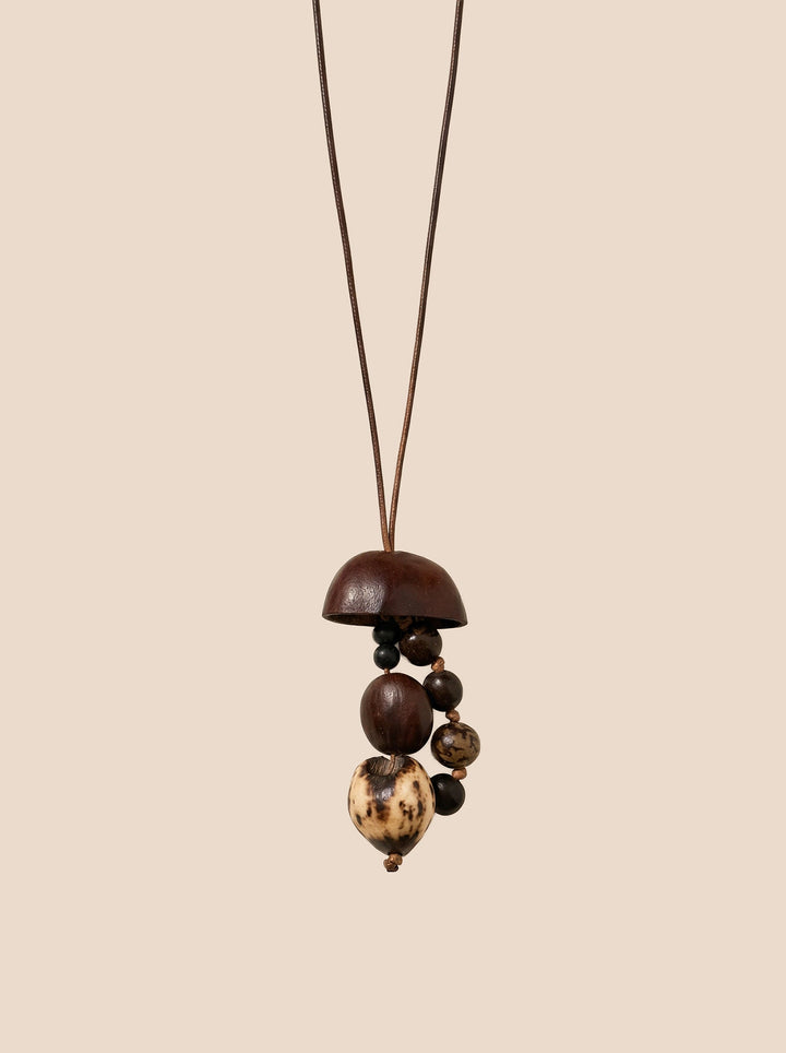 Artisanal Woodland Pendant Necklace