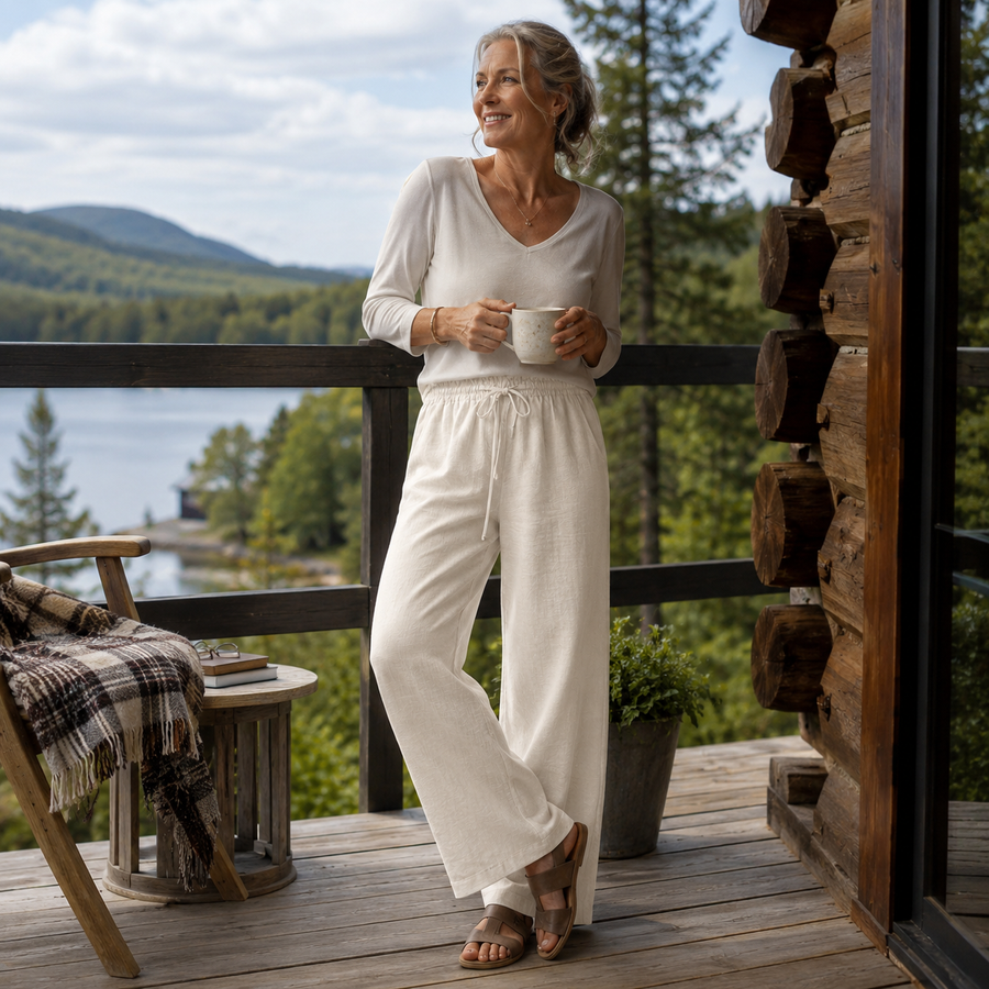 Camille | Pantalon en lin confortable