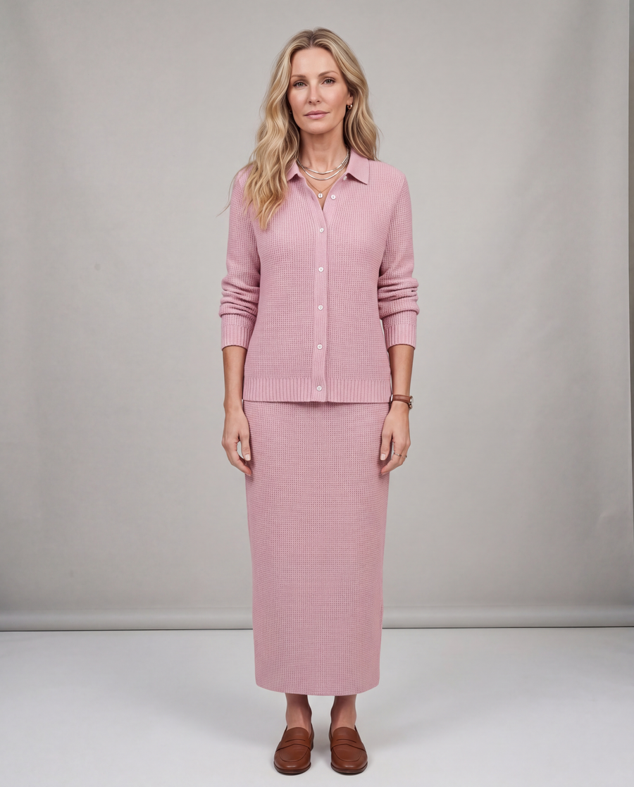 Elaine | Classic Knit Button Cardigan