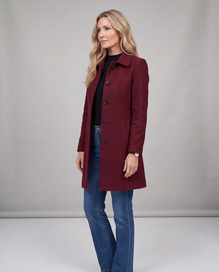 Josephine - burgundy Side