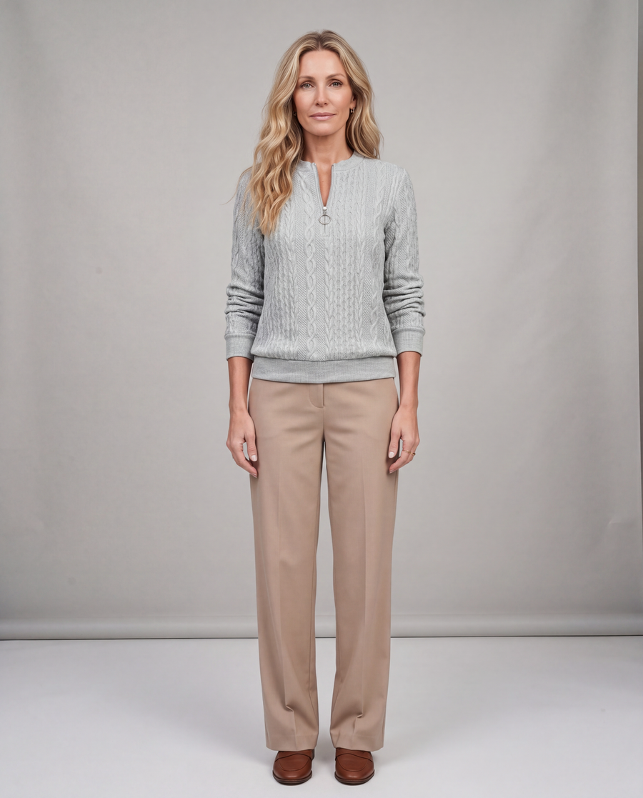 Lina | Stylish Knitted Sweater