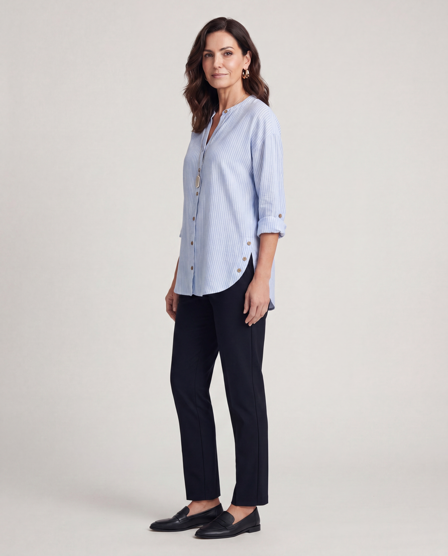 Lydia | Elegant Striped Blouse