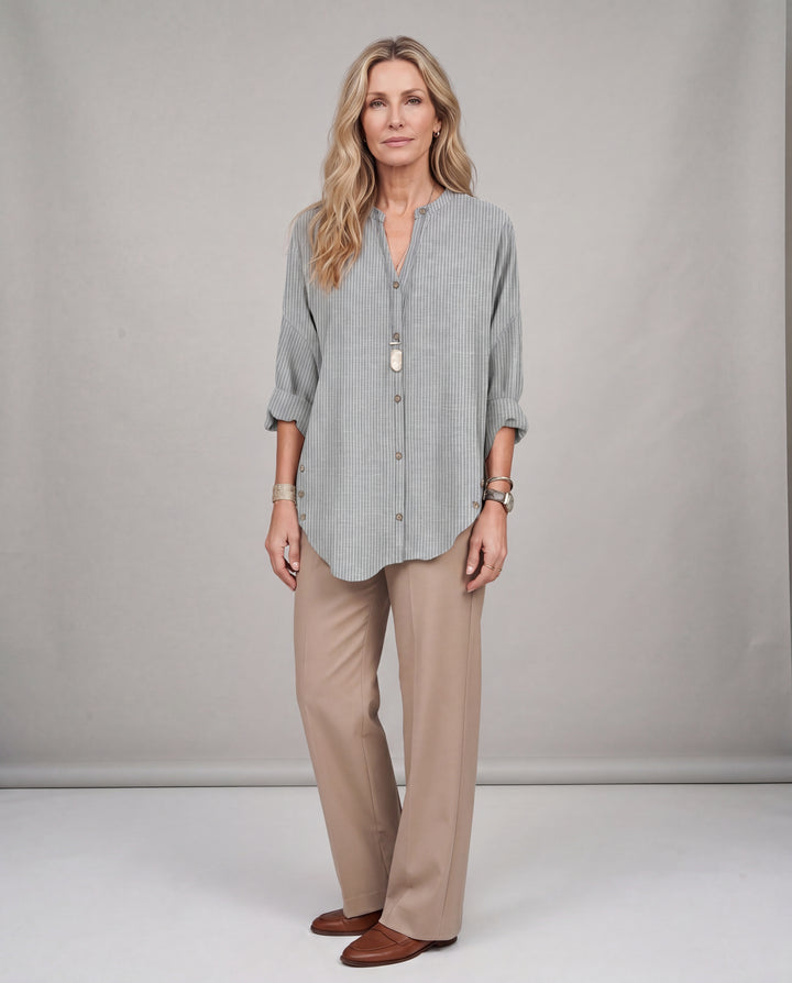 Lydia | Elegant Striped Blouse