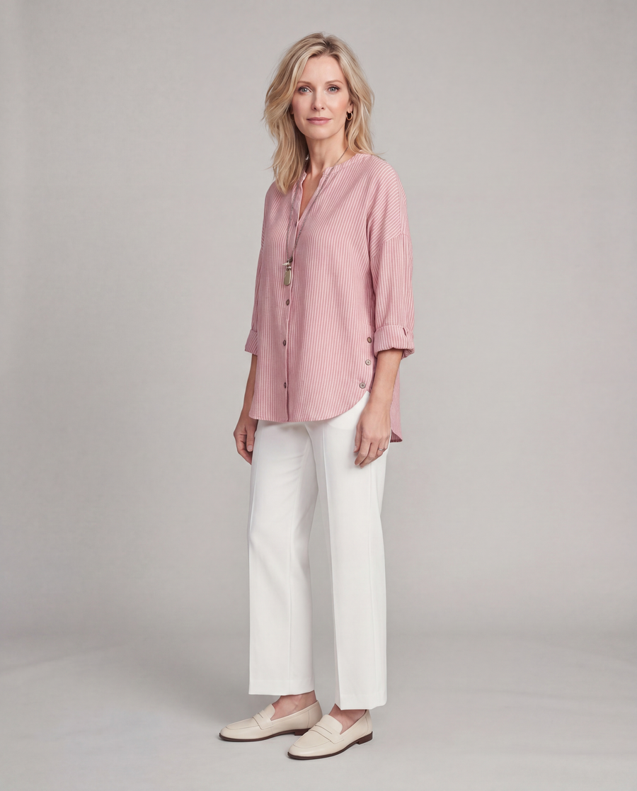 Lydia | Elegant Striped Blouse