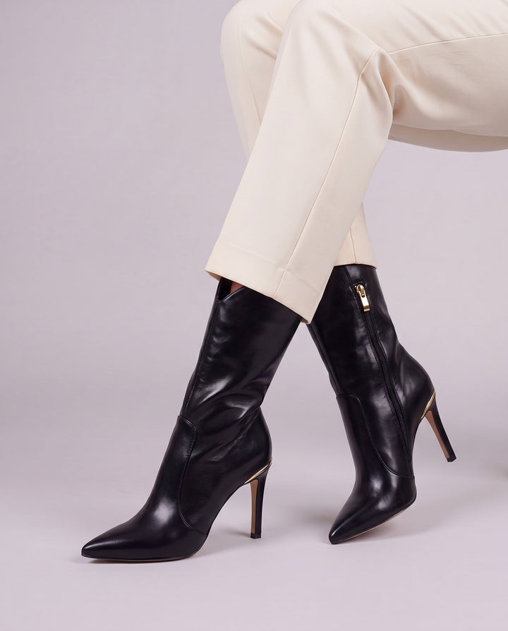 MONIQUE BOOTS - BlackLeather Studio