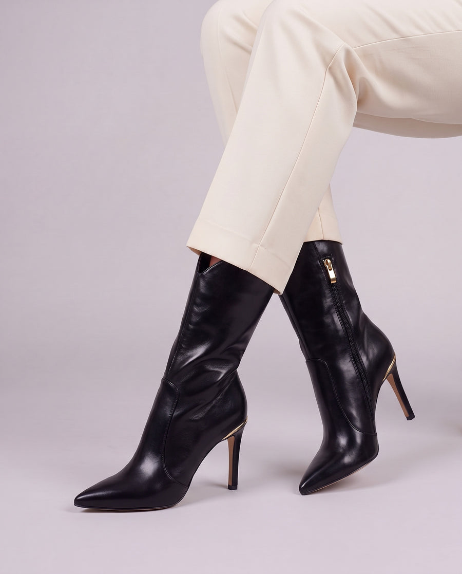 MONIQUE BOOTS - BlackLeather Studio