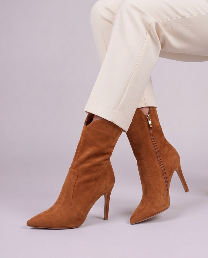 MONIQUE BOOTS - BrownSuede Studio