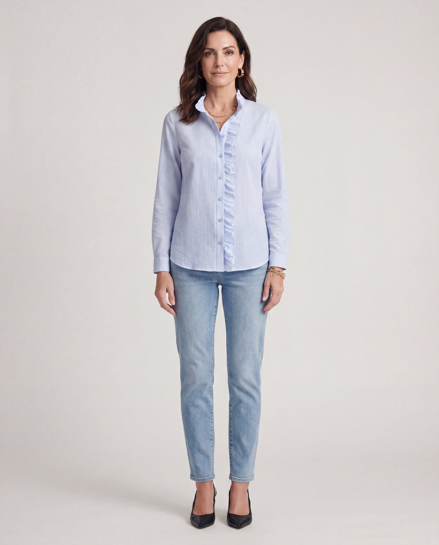 Natalie | Blouse with Ruffles