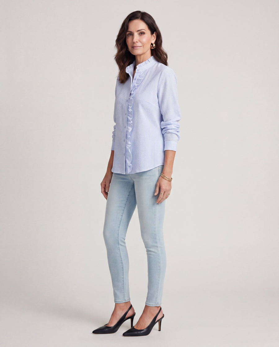 Natalie | Blouse with Ruffles