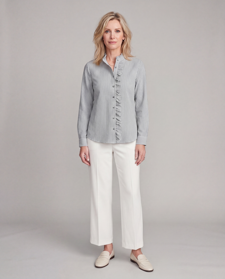 Natalie | Blouse with Ruffles