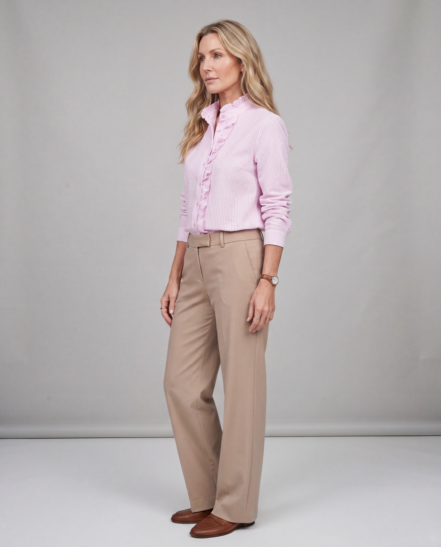 Natalie | Blouse with Ruffles