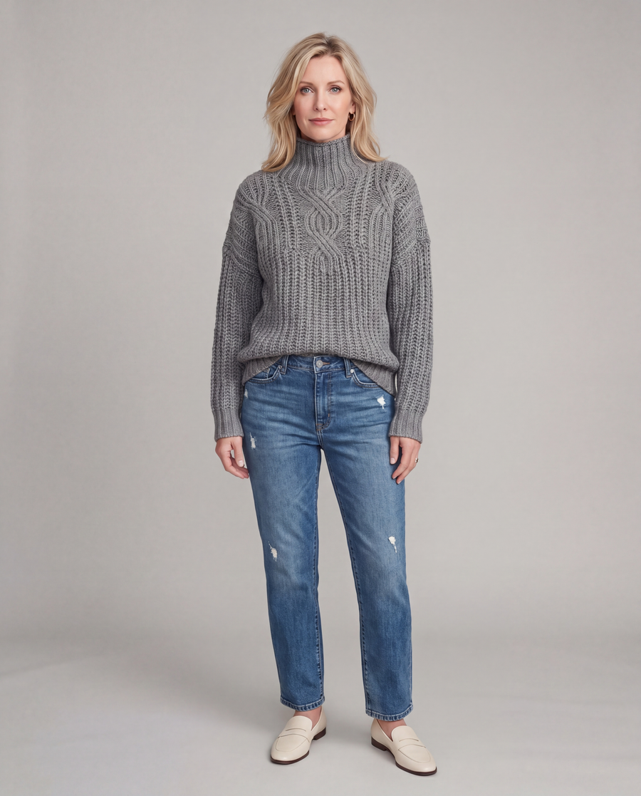 Sara | Stylish and Comfortable Knit Sweater