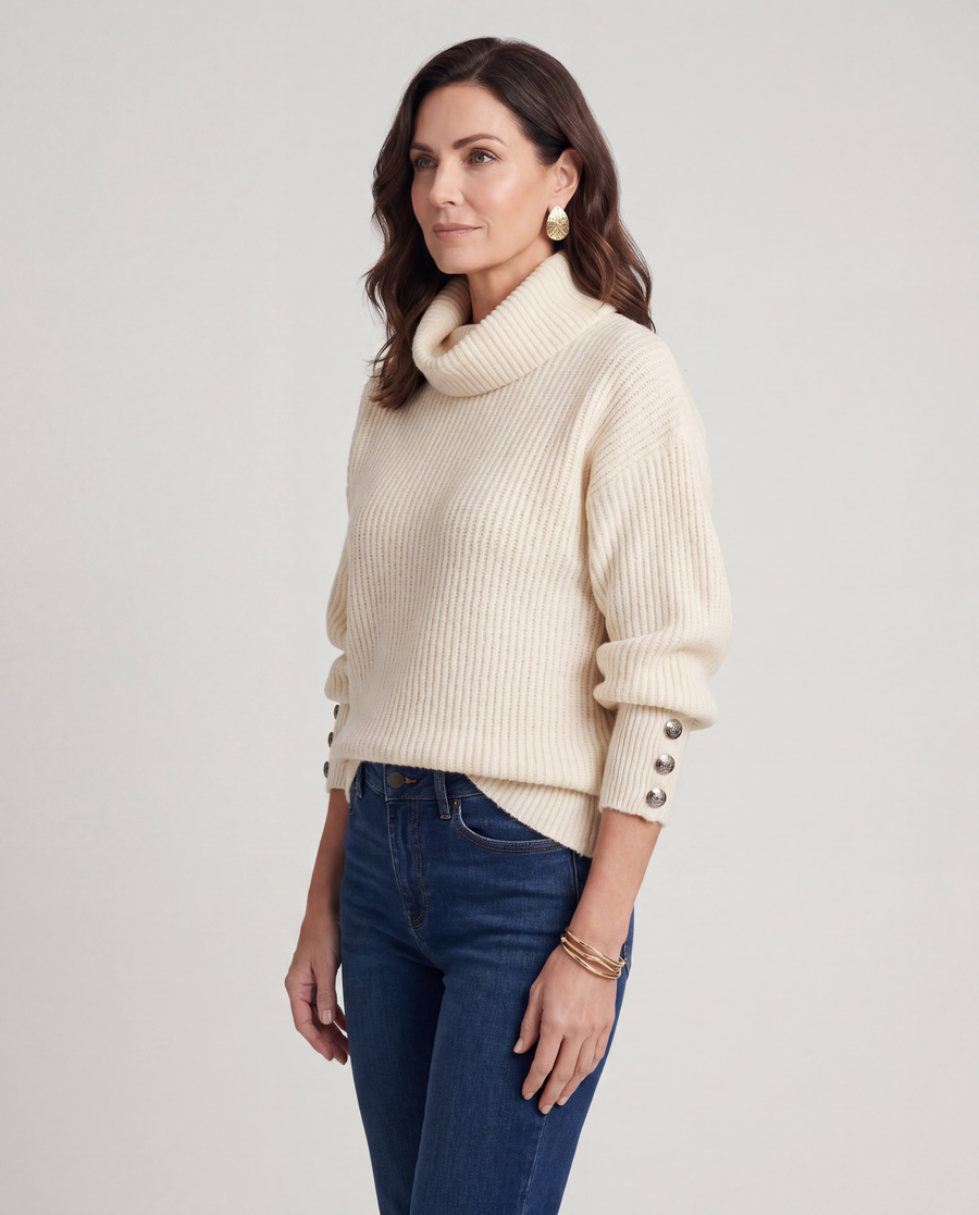 Trish | Lightweight Turtleneck Pullover