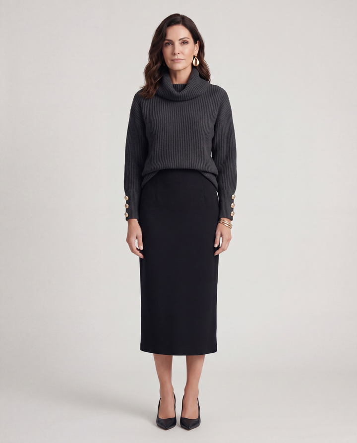 Trish | Lightweight Turtleneck Pullover