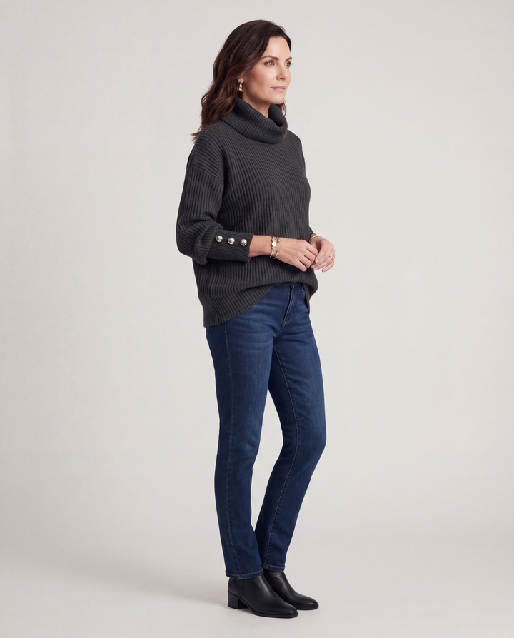 Trish | Lightweight Turtleneck Pullover