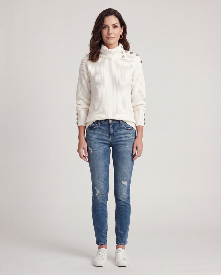 Trish | Lightweight Turtleneck Pullover