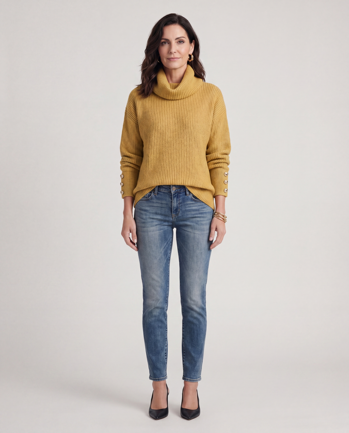 Trish | Lightweight Turtleneck Pullover