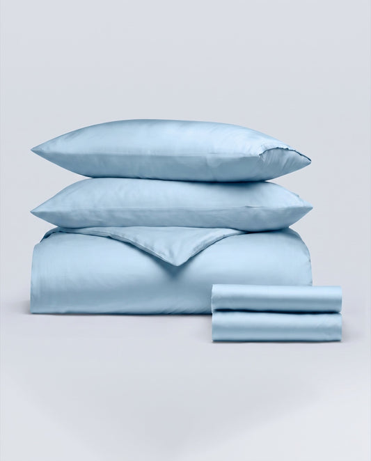 colour:skyblue The 3am Pillowcase - Sky Blue